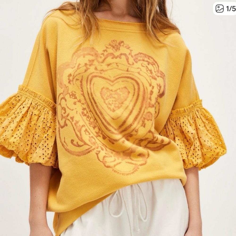 Free People Doily Sweatshirt